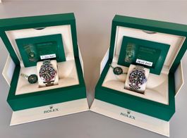 Zwei Rolex GMT - Master Pepsi Jubilee / Oyster
