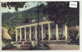 Bad Ragaz - Im Kurgarten - animee - Litho