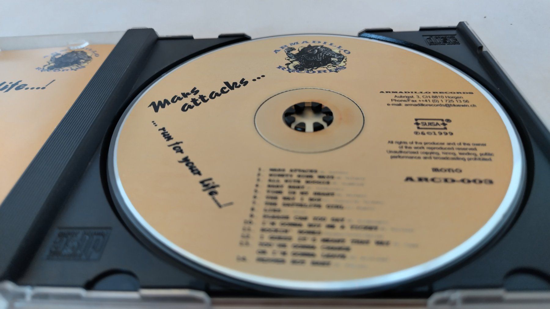 CD: Mars Attacks - run for your Life / Rock'n'Roll CD 1999 – Usato da Bellach venduto da JingleJerry 2