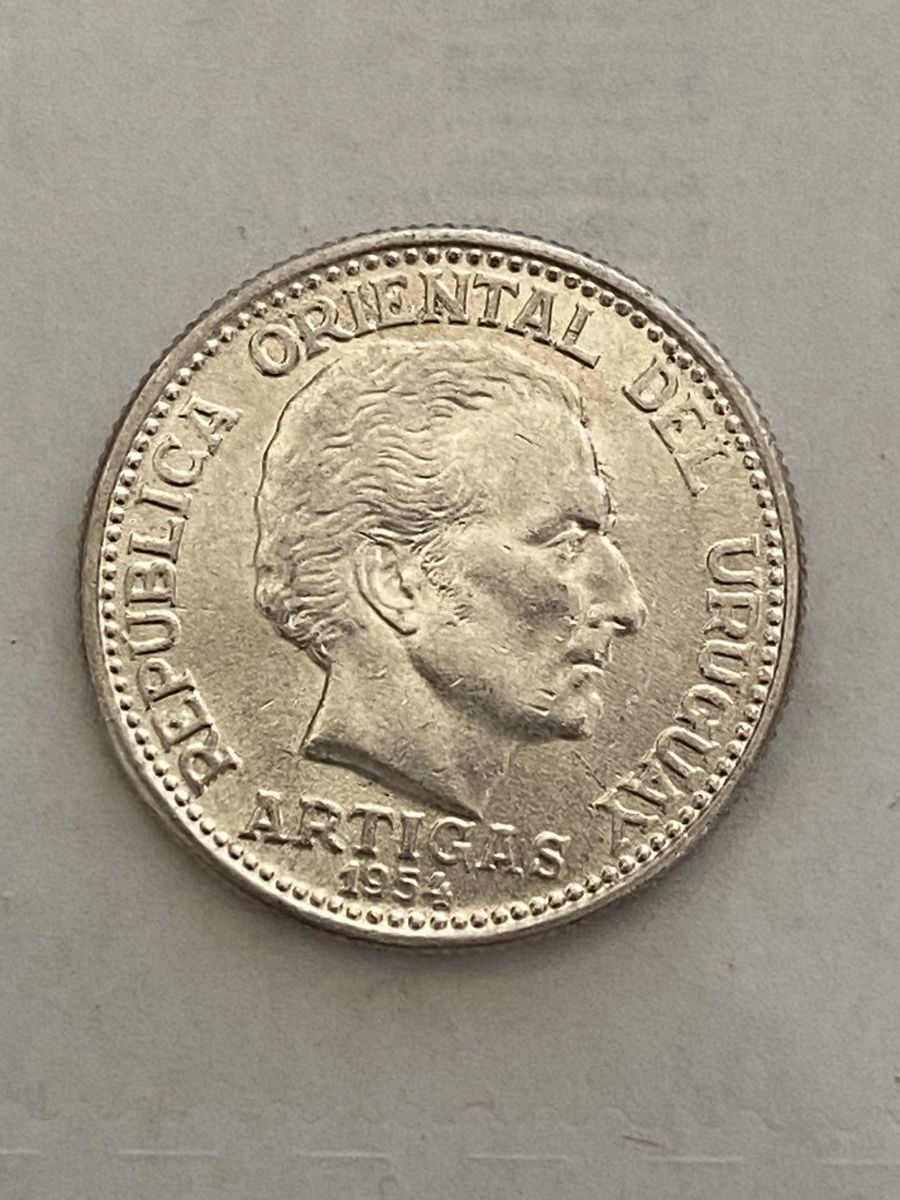 Tutti le monete: Uruguay, 20 centimes 1954 argent – Usato da Corsier-sur-Vevey venduto da Ginoarturo