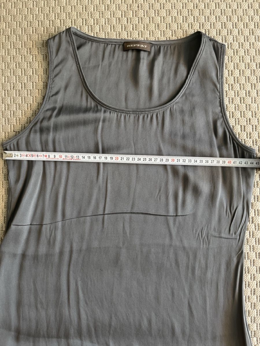 Repeat Top: Seidentop von Repeat, grau, L – Usato da Solothurn venduto da Bobesch08 5