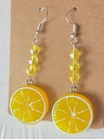 Ohrringe Modeschmuck Zitronen Boho Style Sommer Trend NEU 🍋