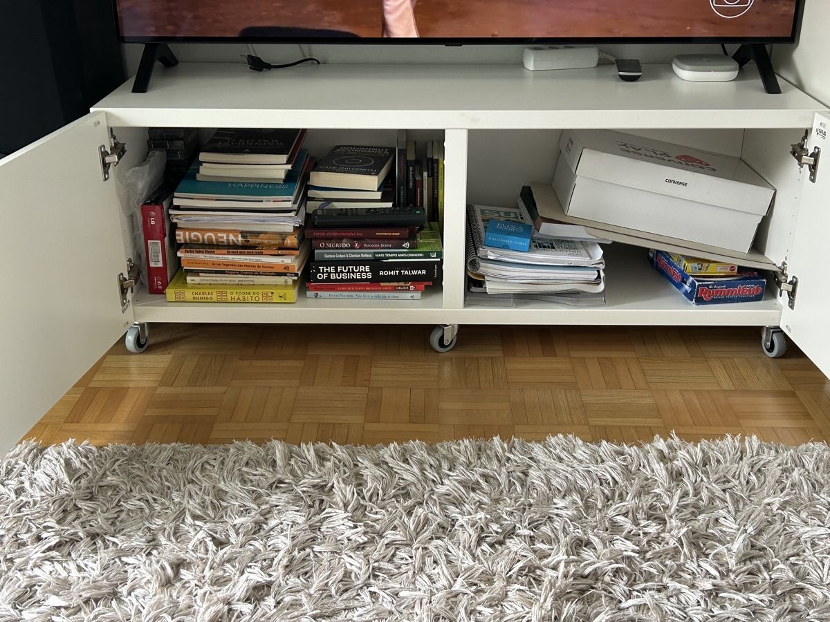 Ikea Mobili TV: IKEA Lowboard BESTA 120cm weiss mit Rollen – Usato da Luzern venduto da zapatae 5