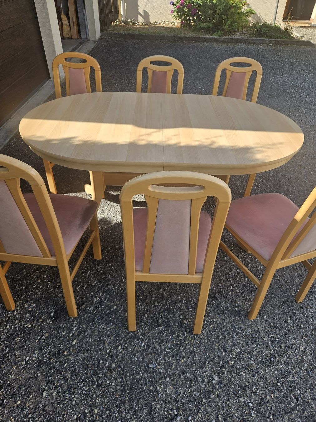 Conforama Tischset: Table Salle à manger (extensible) & 6 chaises – Gebraucht aus Bussigny von Zabeth1030