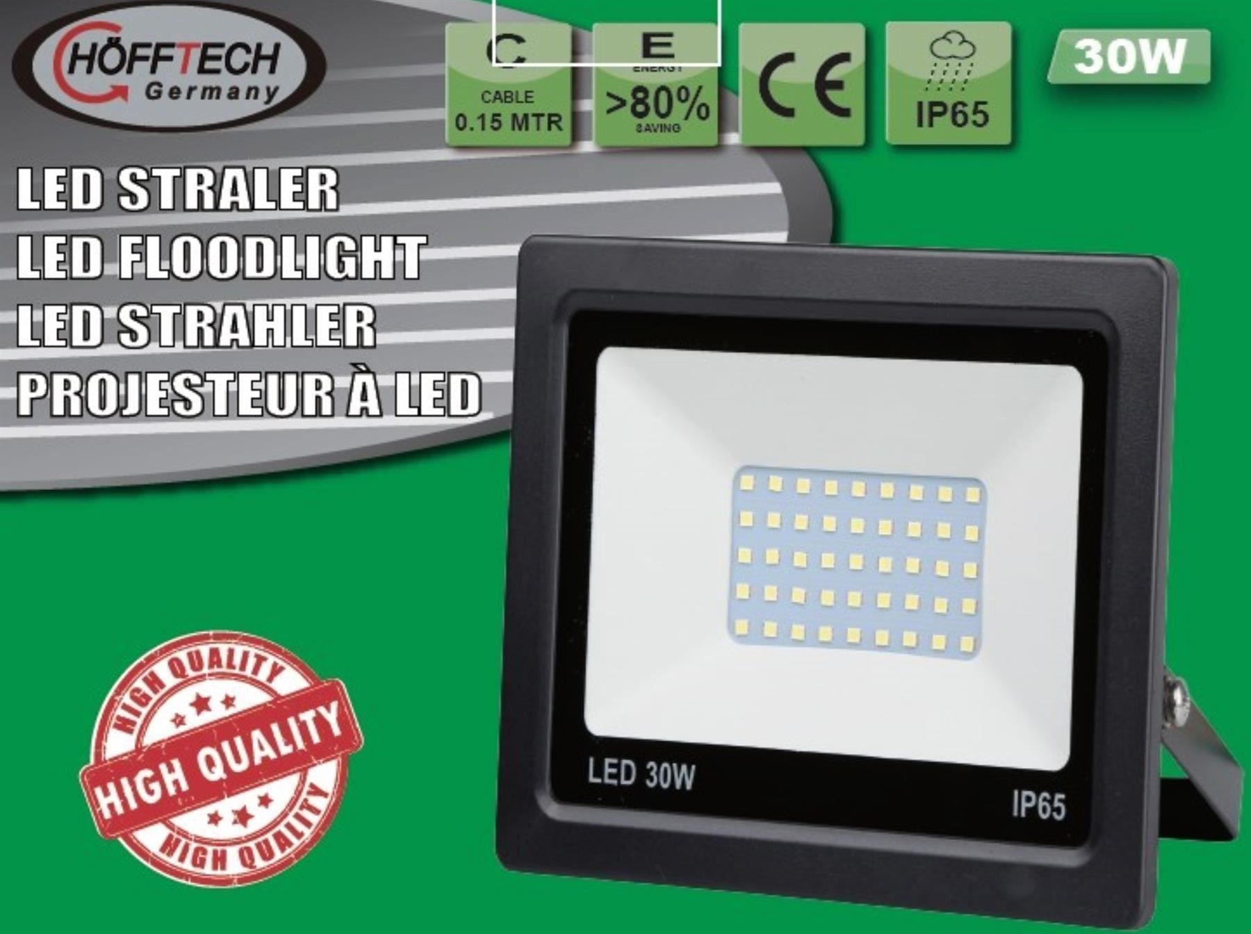 Lampen: LED Flutlichtstrahler flach 30 Watt – Neu und originalverpackt aus St. Gallen von schnaeppchen-preise 1