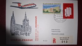 Swissair Geneve - Prague 01.04.1974