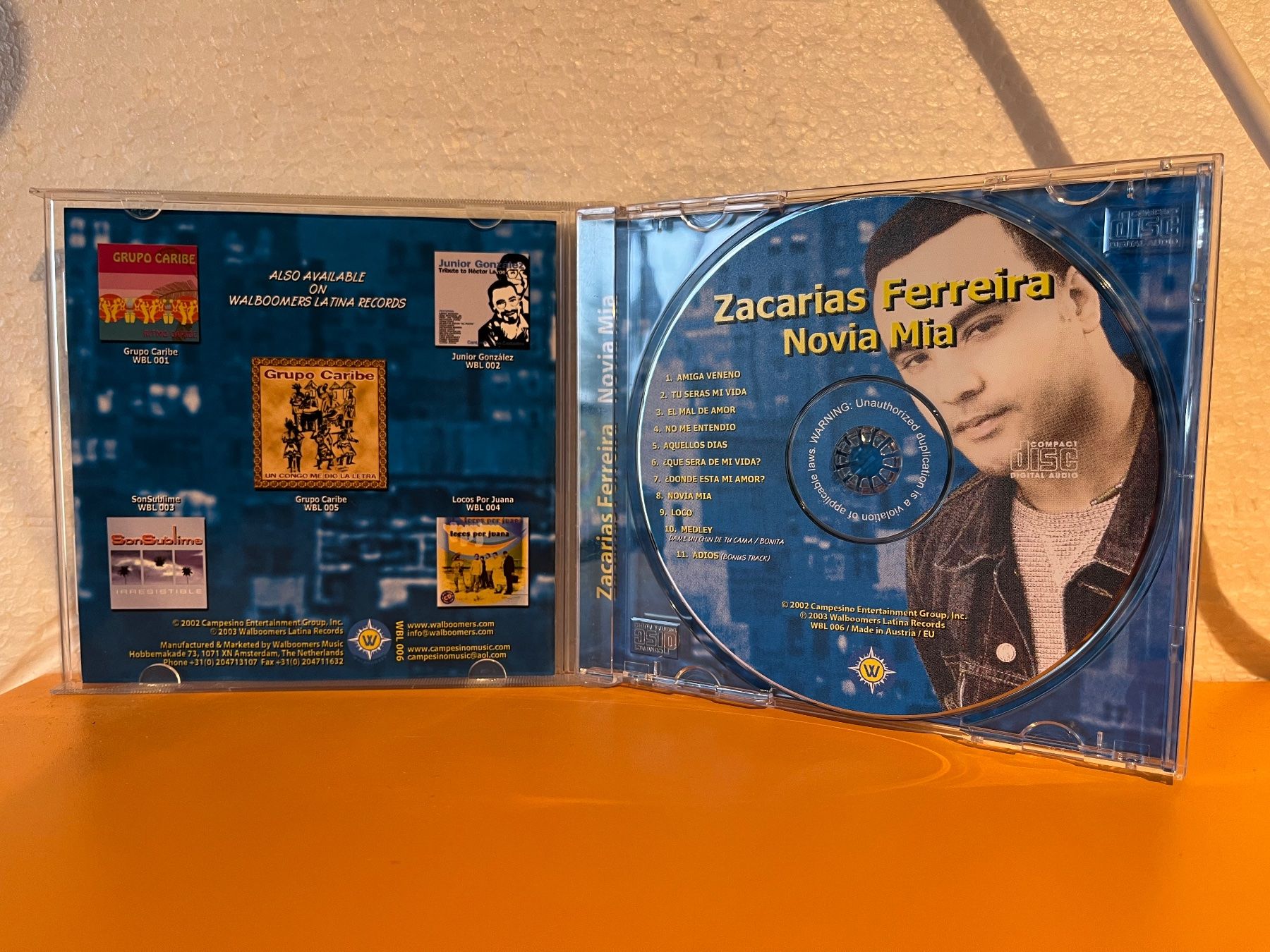 CD: Zacarias Ferreira - Nova Mia - HI21B – Usato da Küsnacht ZH venduto da swisssales.net 2