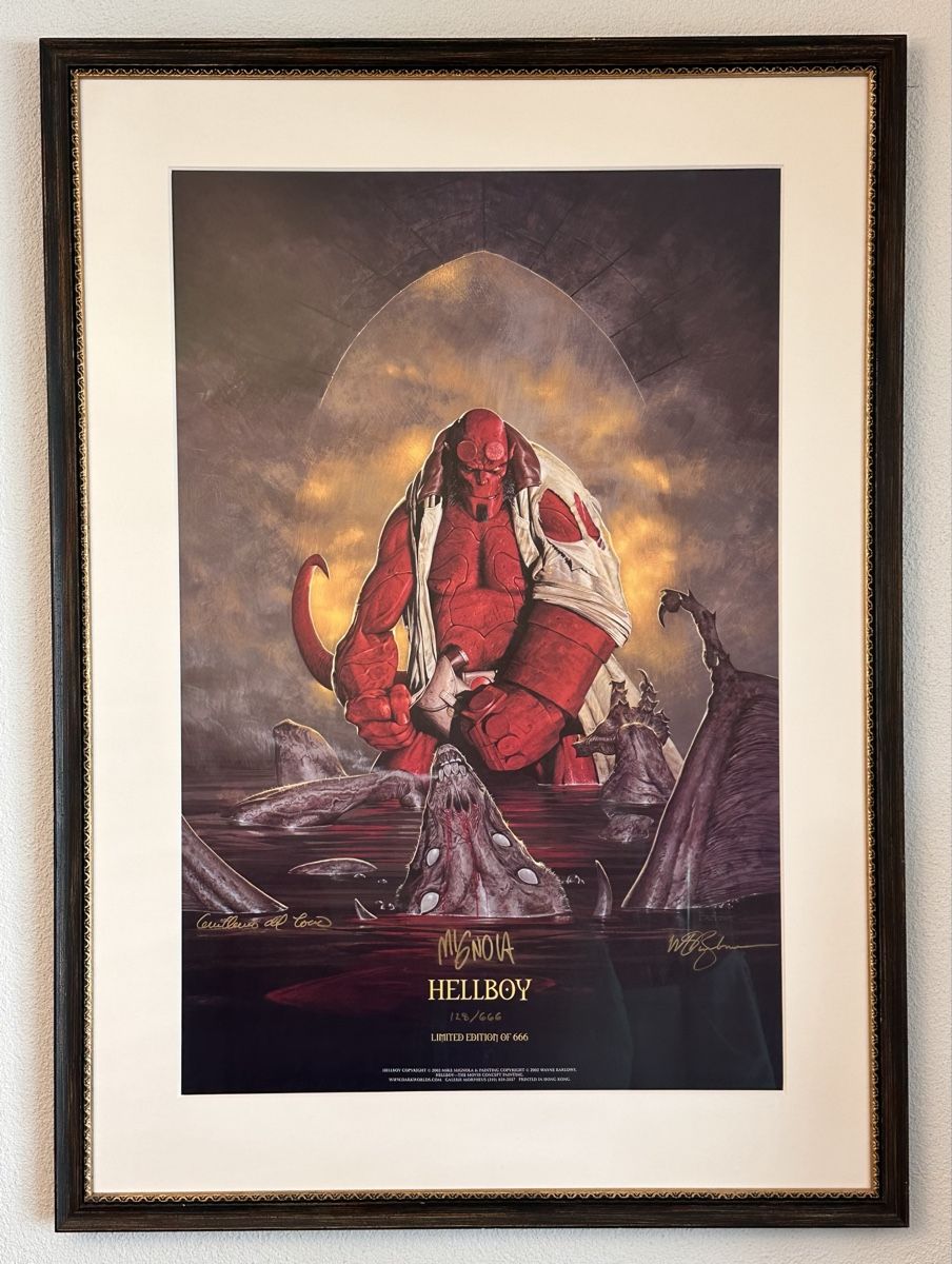 Foto & Immagini: HELLBOY: Kunstdruck m. Museumsrahmung -Barlowe/Mignola/Torro – Nuovo (secondo la descrizione) da Rotkreuz venduto da Mr.TeaLeaf