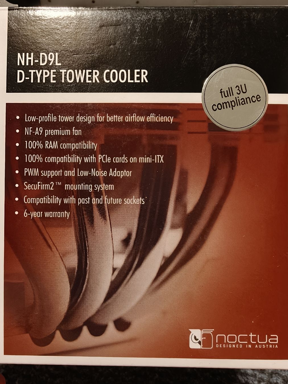 Noctua Ventilatori: Noctua NH-D9L Tower Kühler – Usato da Erstfeld venduto da URIT