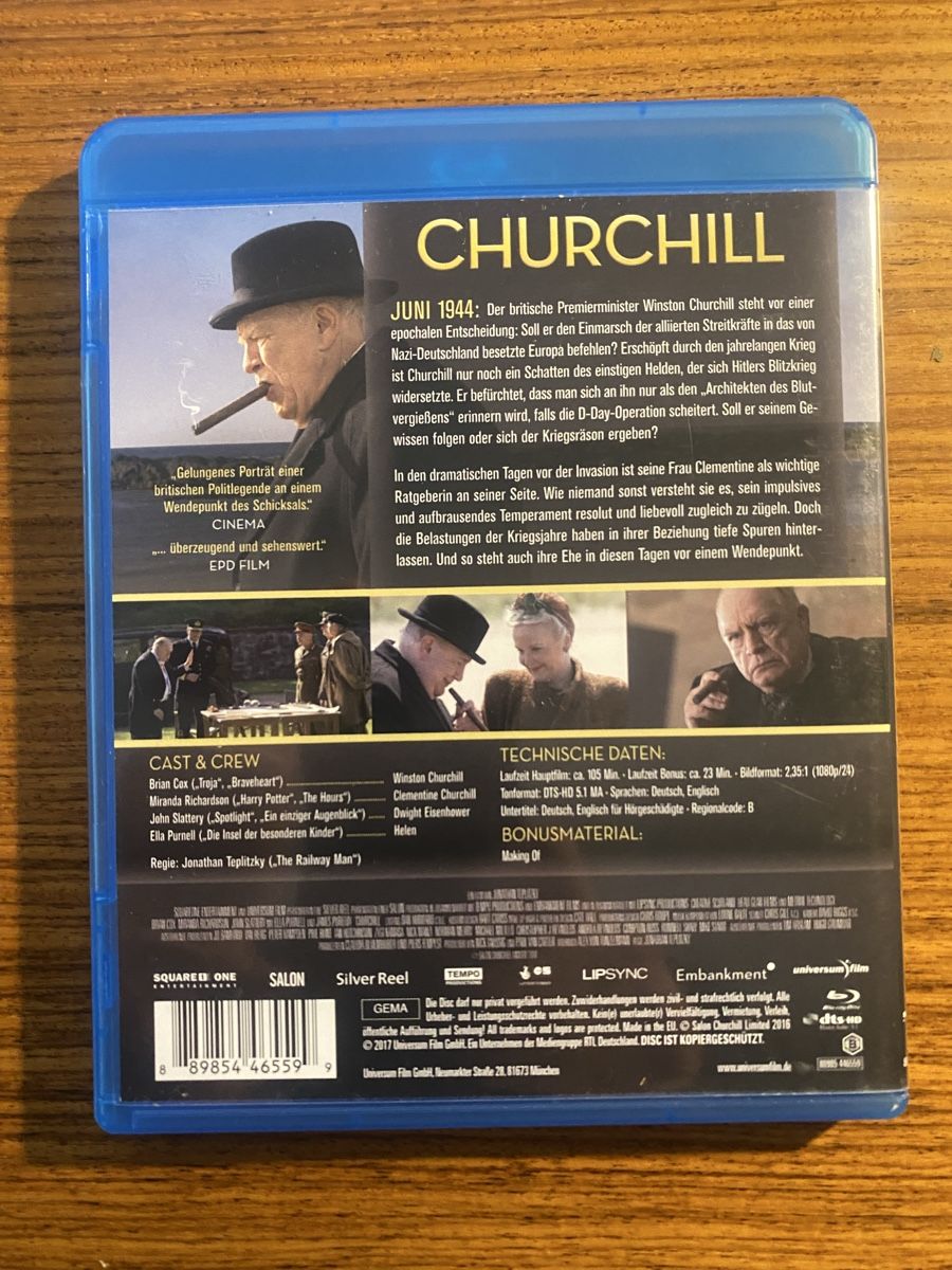Tutti i DVDs: Blu-ray Churchill  – Usato da Rüschlikon venduto da Granulat204 1
