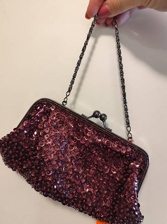Wunderbare vintage Tasche mit Pailletten von Ingra Pel 