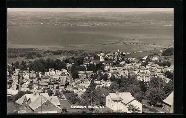 Cartoline postali: Heiden, Generalansicht der Stadt mit Bli – Usato da Berlin venduto da bartko-reher