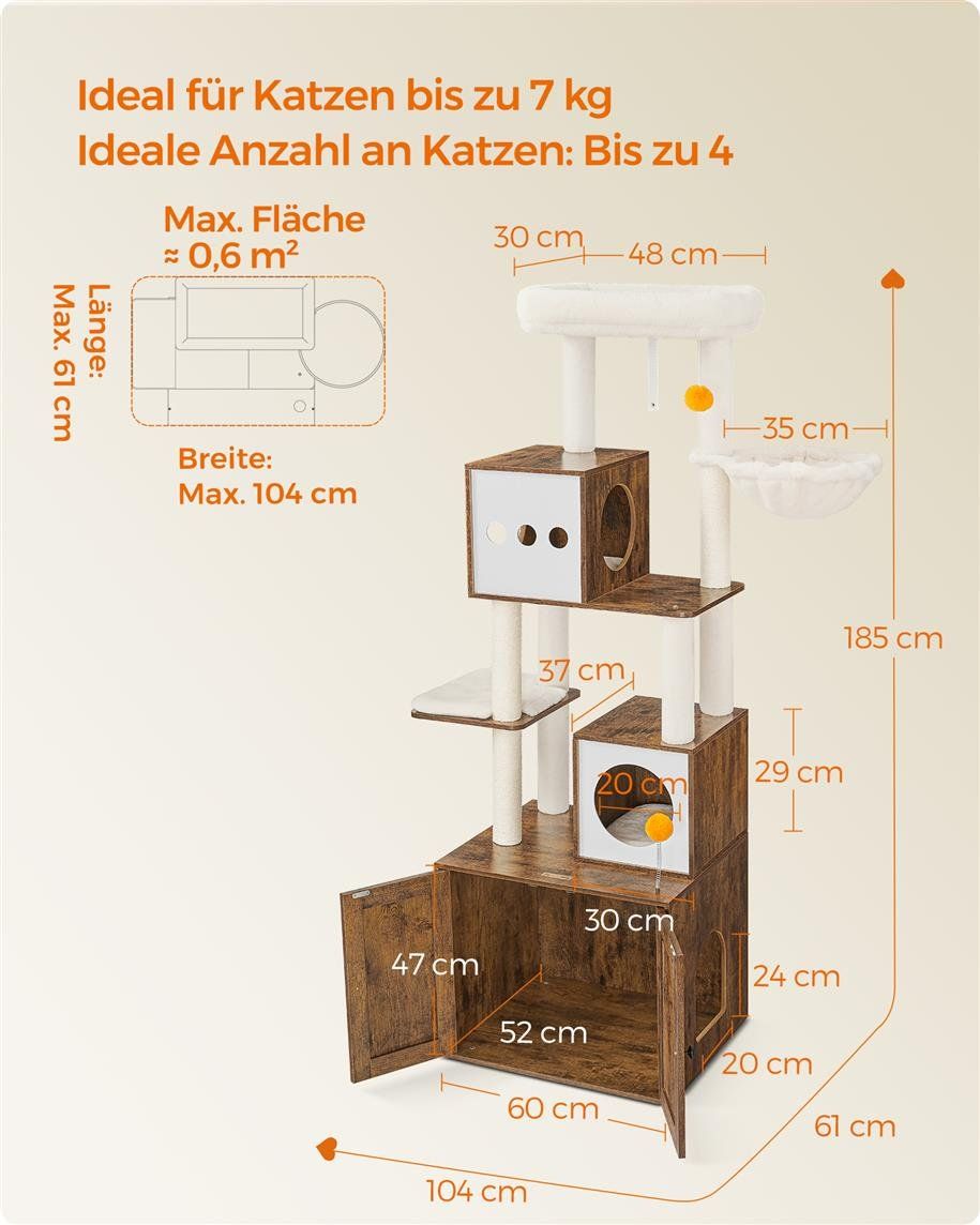 Katzenbaum - Kratzbaum: Kratzbaum Katzenbaum Mit Katzenschrank APOLLO – Neu (gemäss Beschreibung) aus Lachen SZ von MAMORU-MOEBEL 6