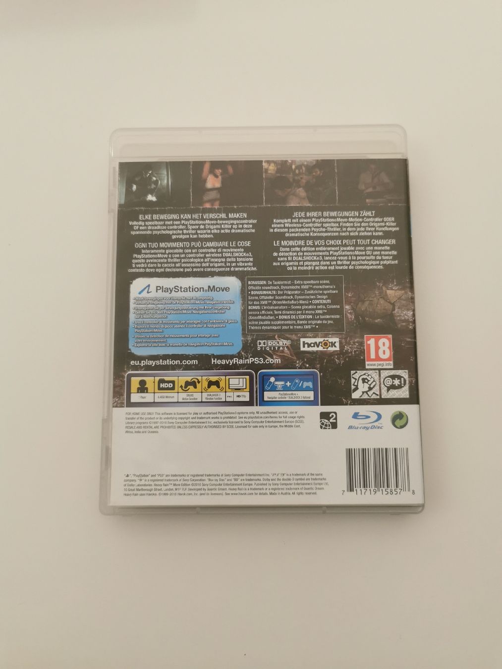 Sony Spiele: Heavy Rain  – Gebraucht aus seigneux von Boyo12 1