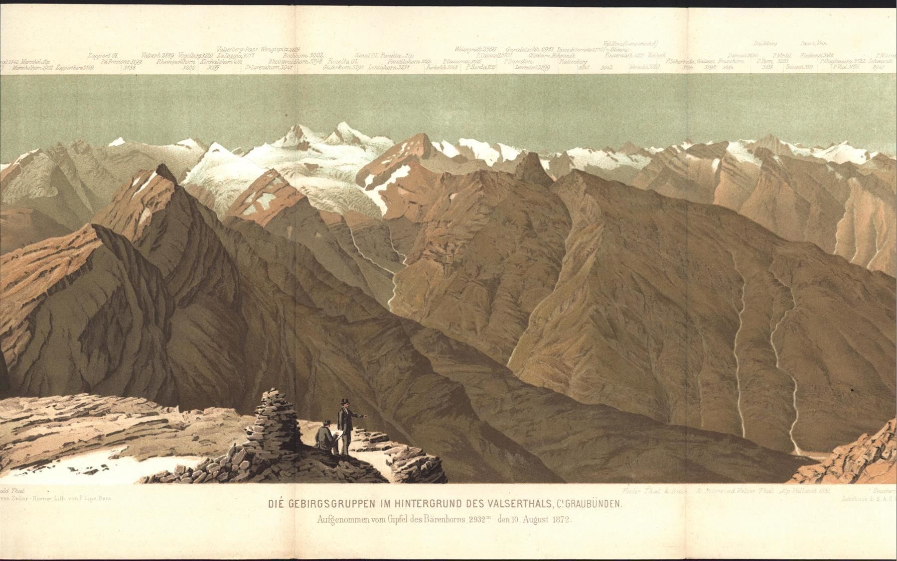 Stiche: Valsertal Panorama – Gebraucht aus Rafz von Helvet32