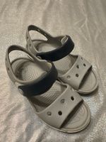 Crocs Sandalen grau/blau Grösse 11 (28/29) 