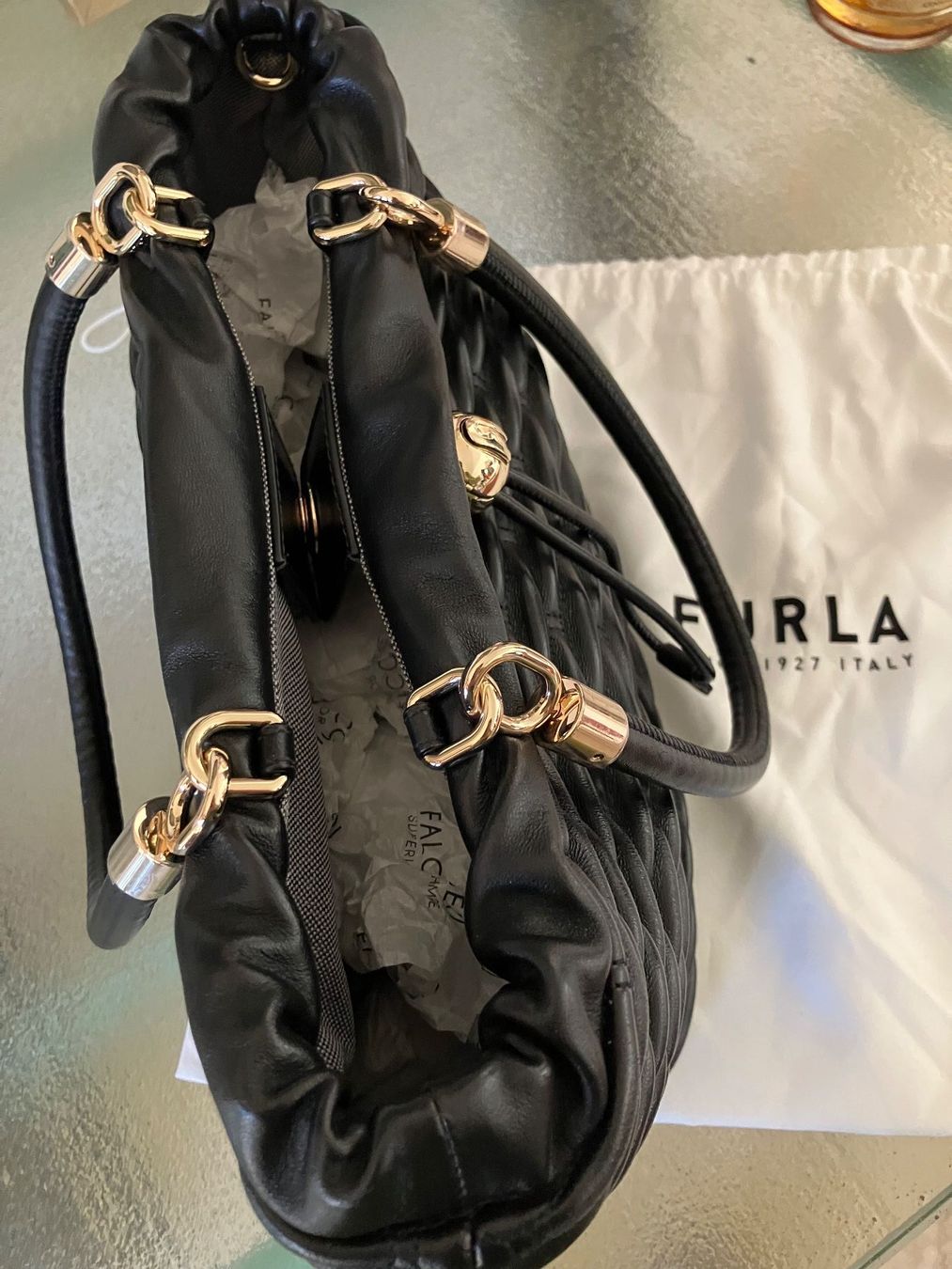 Furla Borse da donna: Borsa Furla nera – Usato da Rancate venduto da FiorAngela011 7