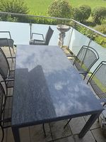 Gartentisch Granitplatte Onsernone 160x90cm