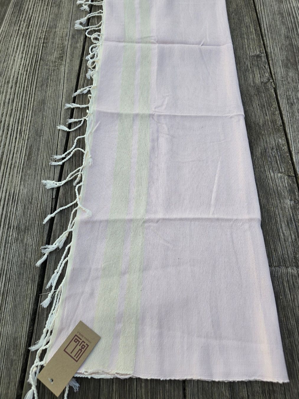 Teli da bagno: Fouta: Hammamtuch hellrosa/blanc cassé-ANGEBOT – Nuovo (secondo la descrizione) da Romanshorn venduto da Rachacha 3