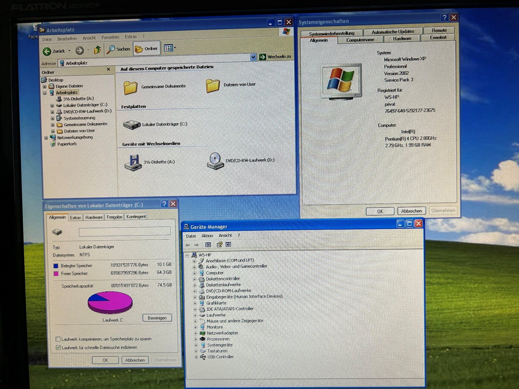 Hewlett Packard PCs: HP Compaq d330 uT /Windows XP pro – Gebraucht aus Wil SG von  2