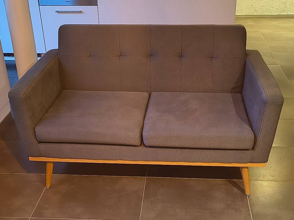 Divani: Sofa 2-Sitzer grau – Usato da Winterthur venduto da fab_j9hp 1