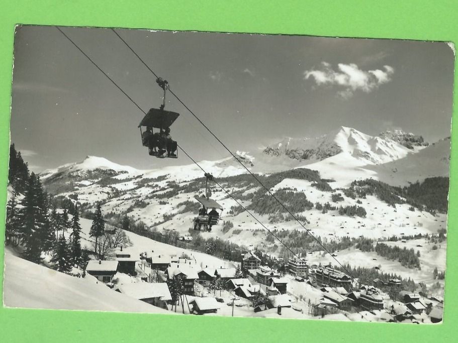 Cartoline postali: Sessellift Adelboden - Schwandfeldspitz – Usato da Zürich venduto da t24_de