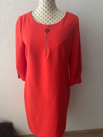 Comma Coral /red Dress, Size 38, Elegant & Classic Style!