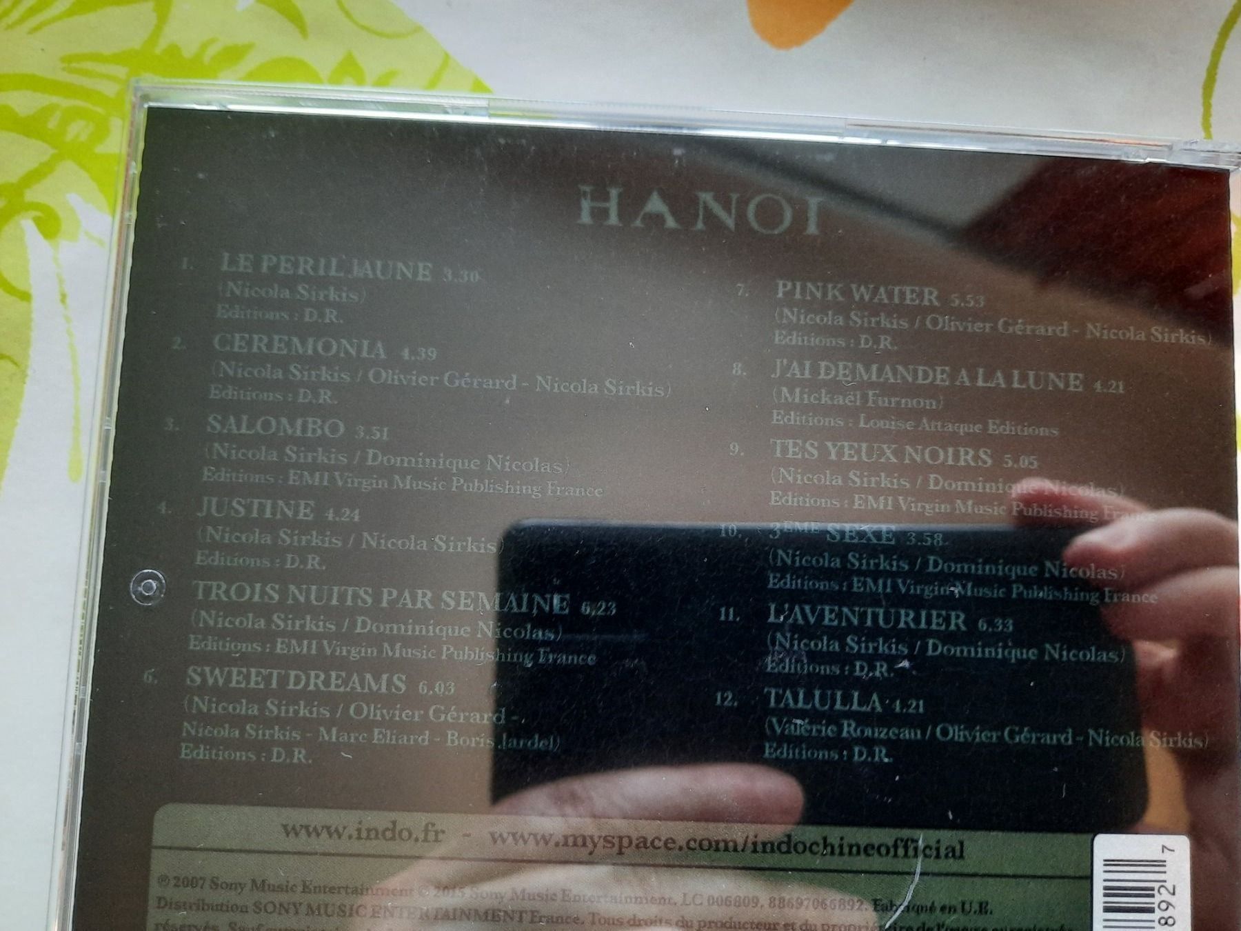 CD: CD- Indochine - Hanoi (Live) – Usato da Pully venduto da bro_n52j 3