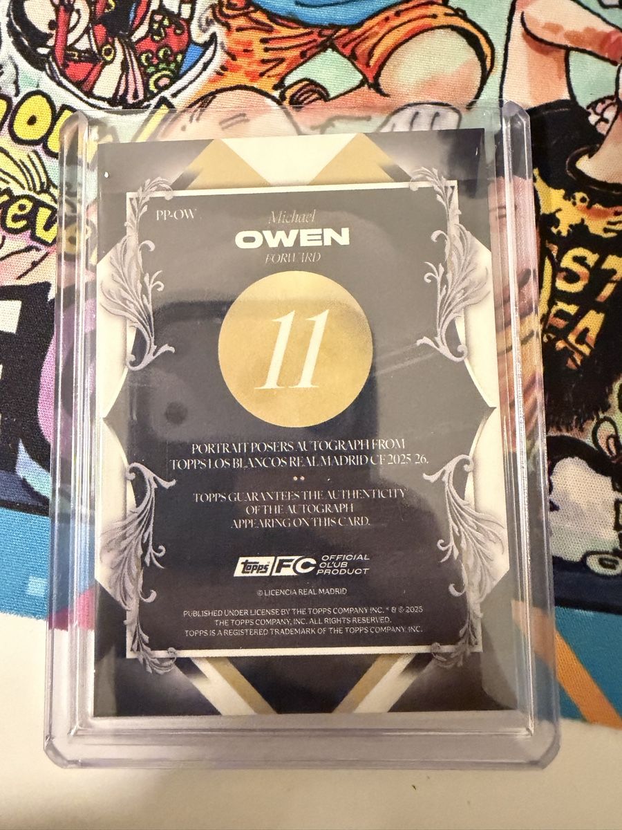 Topps Carte collezionabili: Topps Michael Owen Real Madrid Auto 97/99 – Usato da S. Antonino venduto da Mc2495 1