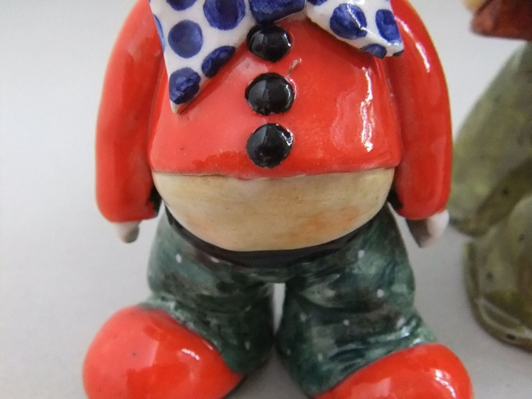 Statuette: Fayence Keramik Clowns - Jakob Haas – Usato da Esslingen venduto da eintagammeer 1