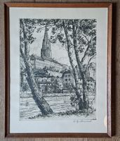 Hans Gschwind, Radierung, 1907-1992, Schweiz