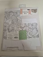 4x Coloring Box Geschenkbox zum Bemalen 10.5x9x9cm NEU
