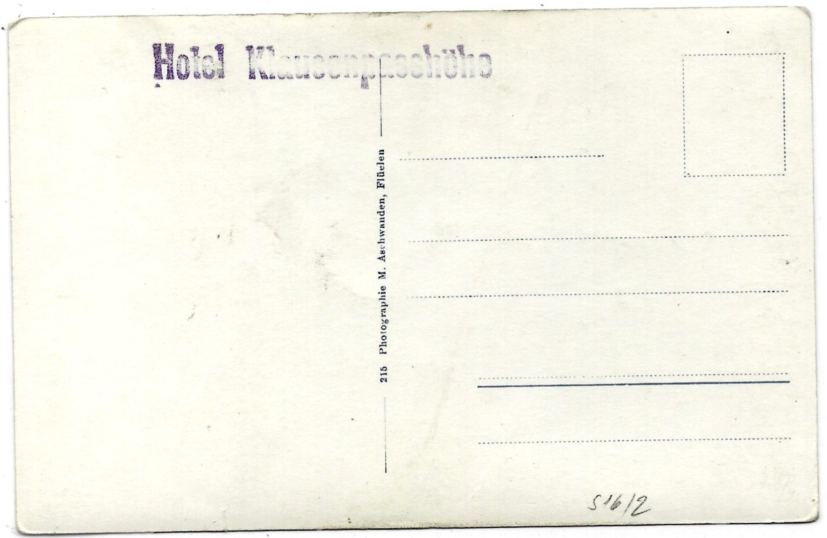 Cartoline postali: Klausenroute.  Blick ins Schächtal – Usato da Bütschwil venduto da Jackson1A 1