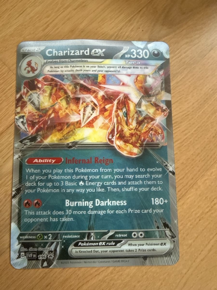 Pokémon Sammelbilder & Trading cards: Big Charizard Pokémon card  – Gebraucht aus Dornach von s.braune