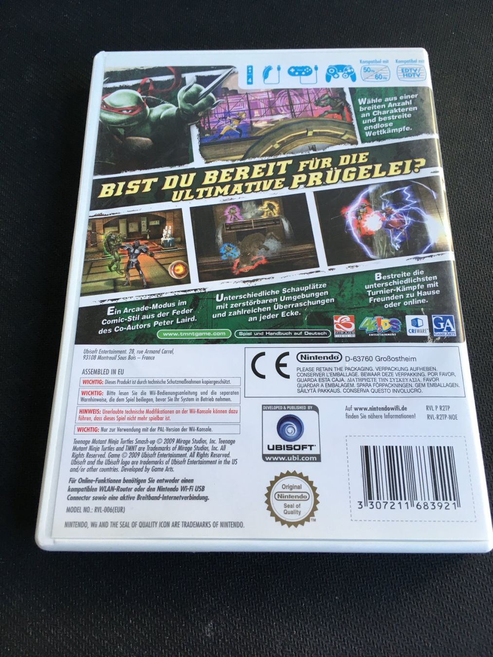 Nintendo Jeux: TMNT Turtles Smash-Up - Nintendo Wii – D'occasion à St.Gallen par sjosjo 1