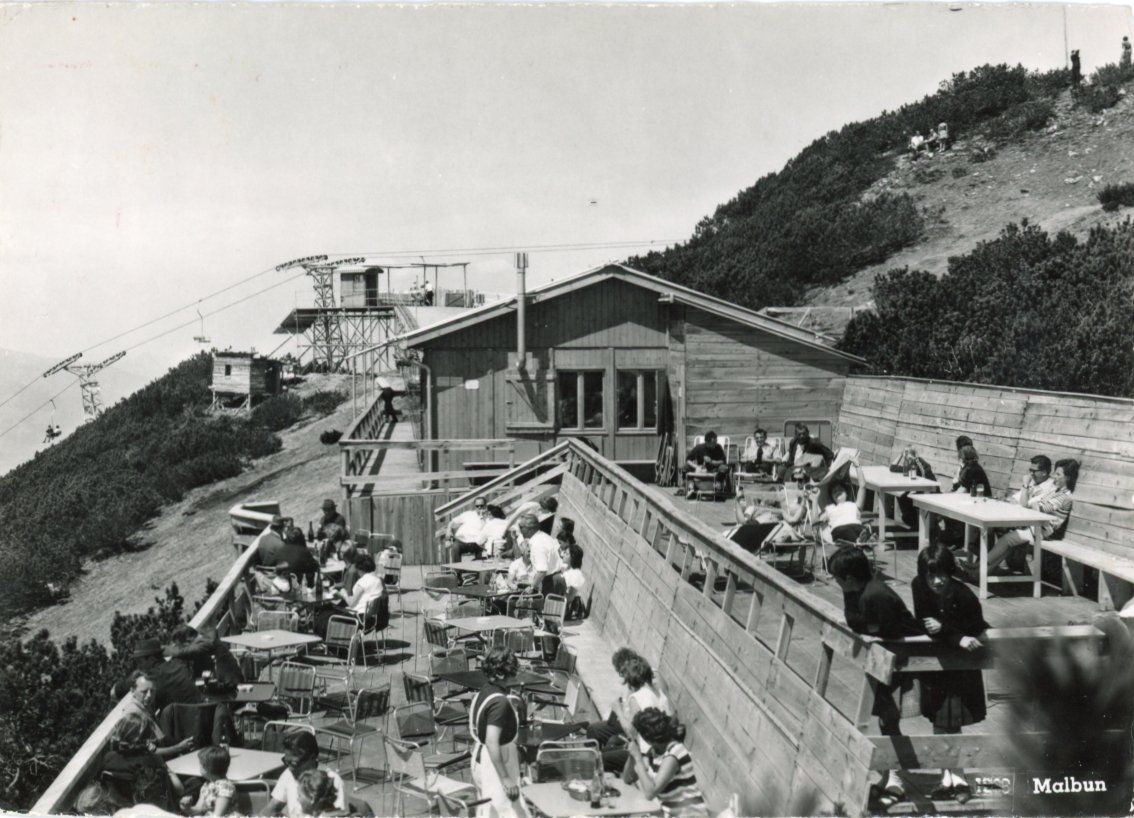 Cartoline postali: Malbun   FL  -   BergstationMALBUN-BAHN und Speisergrat – Usato da Brig venduto da Valcards54