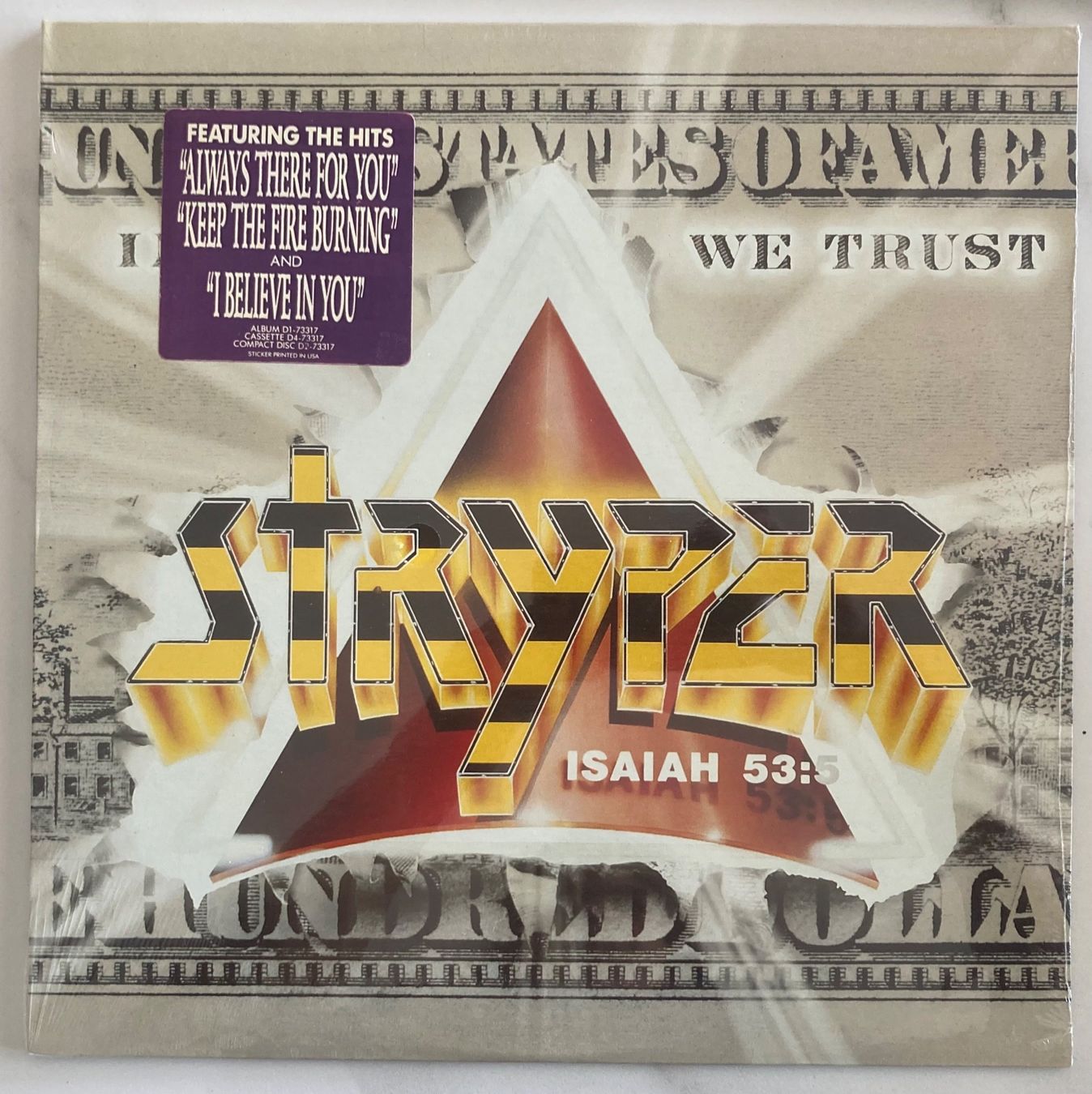 Vinyles: STRYPER - IN GOD WE TRUST – Neuf avec emballage d'origine à Poliez-Pittet par Newtown-Records