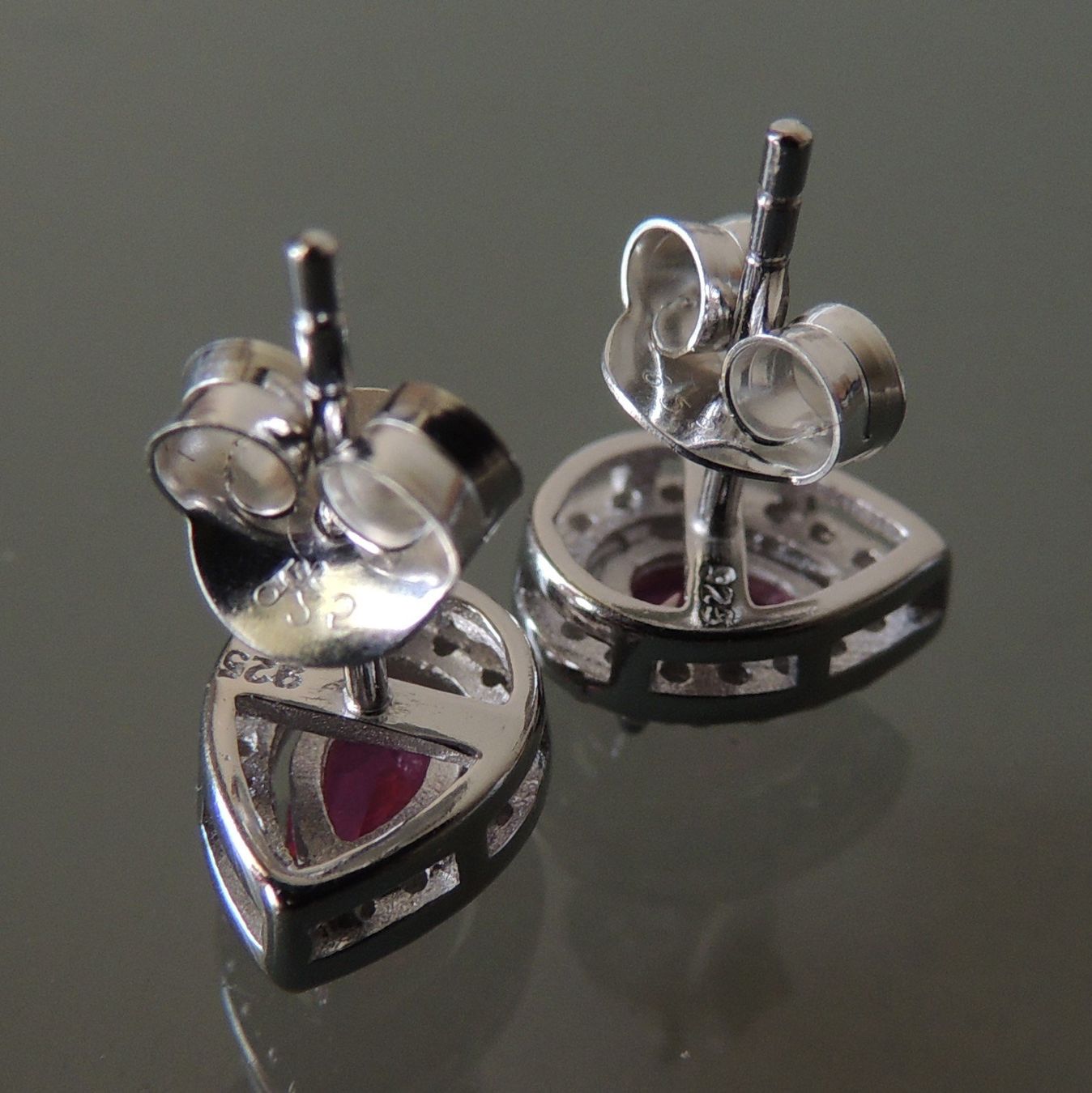 Orecchini pendenti & Orecchini a lobo: Silber 925 Ohrstecker mit Zirkonia – Nuovo e nell'imballaggio originale da Waldenburg venduto da schaller707 3