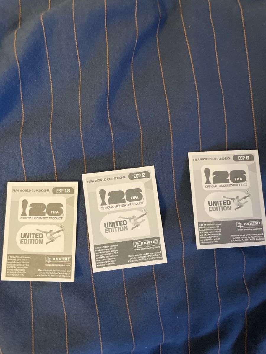 Panini Cartes à collectionner: ESP2,6,18 – Neuf (Voir description) à Weinfelden par kingofqueens03 1