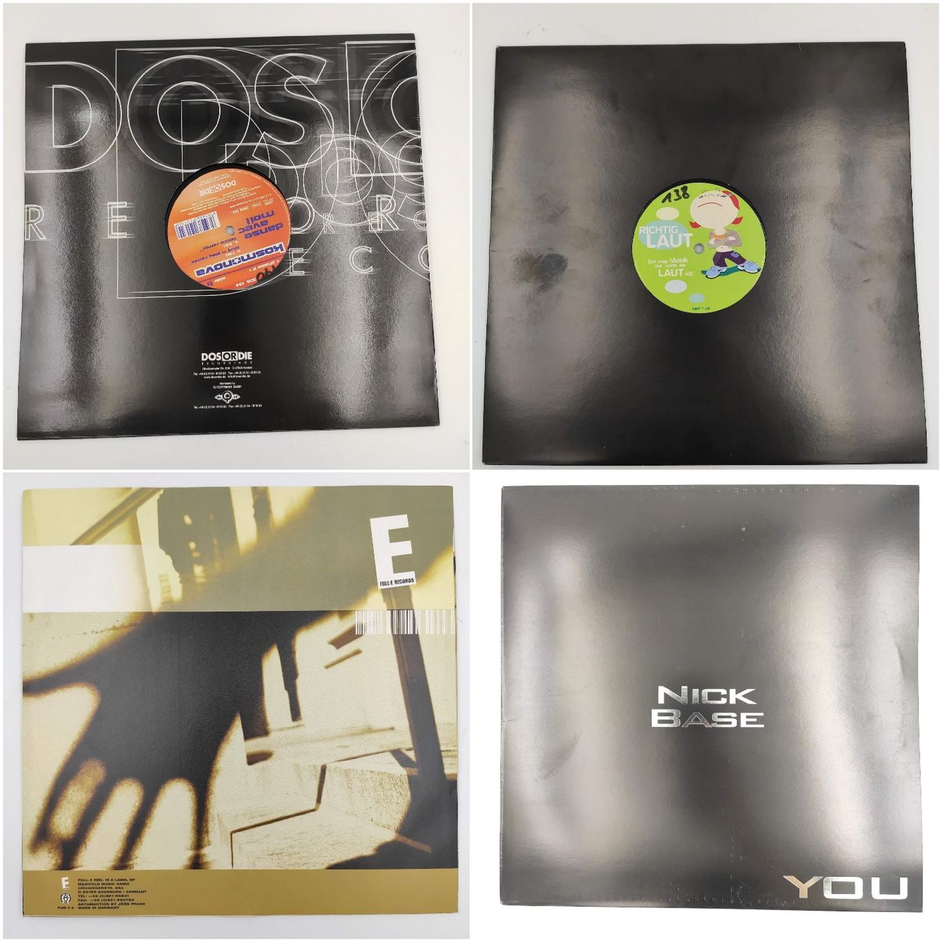 Dischi in vinile: 4 Vinyl Schallplatten Trance Techno Konvolut – Usato da Kreuzlingen venduto da Tewes