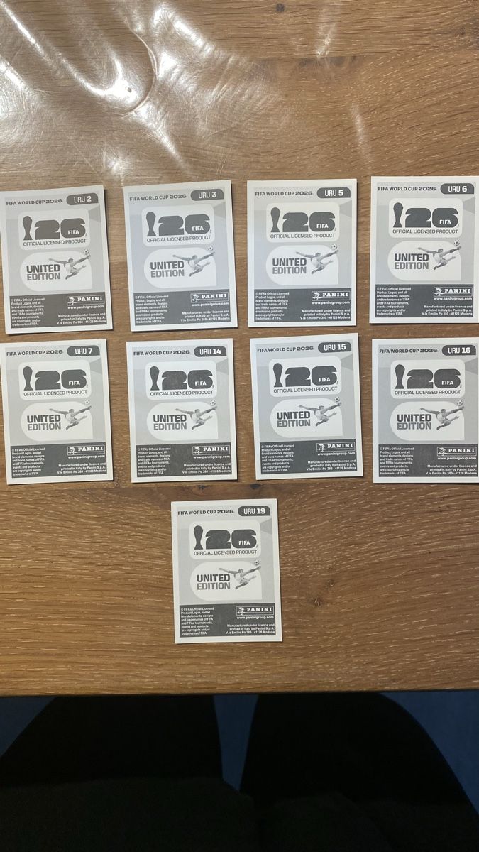 Panini Carte collezionabili: Panini Stickers - URU - 9 Stickers – Nuovo (secondo la descrizione) da Adliswil venduto da didoli 1