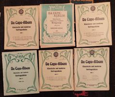 6 Hefte da capo mit Kammermusik in diversen Besetzungen