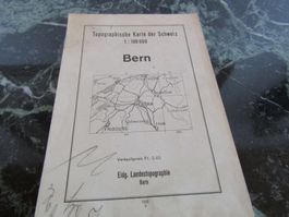 Topographische Karte der Schweiz - Bern - 1949       (Nr.14)