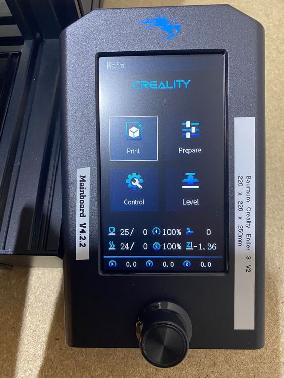 Creality Ender 3 V2 mit Auto Leveling kit | Kaufen auf Ricardo
