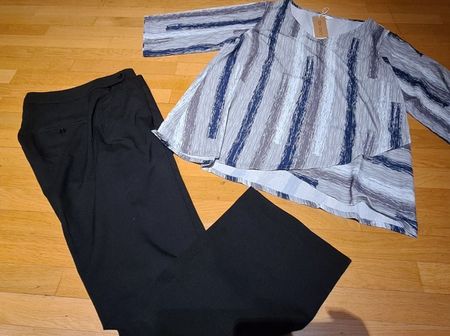 Edle schwarze Hose und neues Shirt