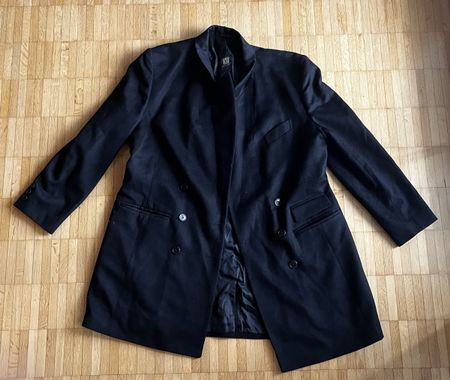 Madeleine Blazer schwarz Schurwolle Grösse 44 