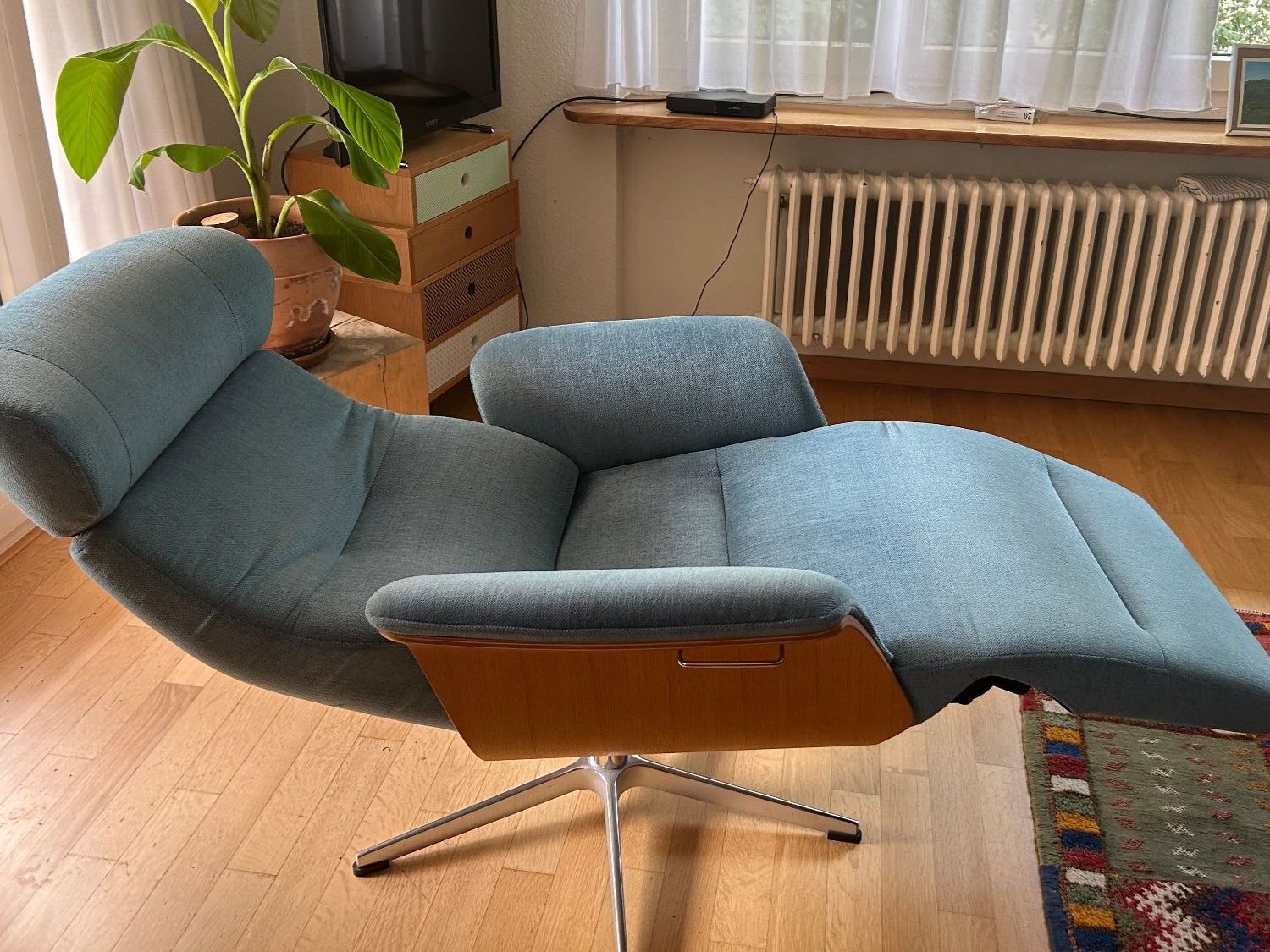 Sessel: Designer Sessel verstellbar blau – Gebraucht aus Zürich von catboss01 3