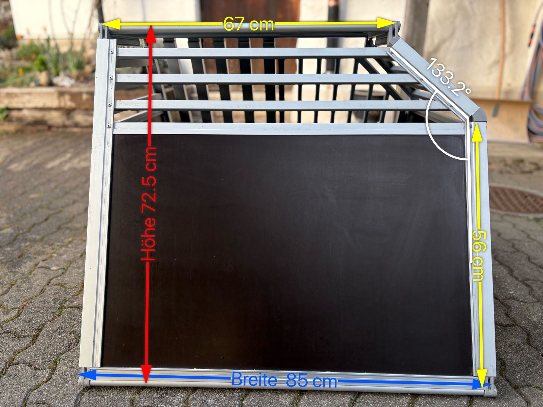 Gabbie, trasporto & Sicurezza: Schmidt Box Hundebox Alu Kennel – Usato da Hausen am Albis venduto da Tulpe35i 4