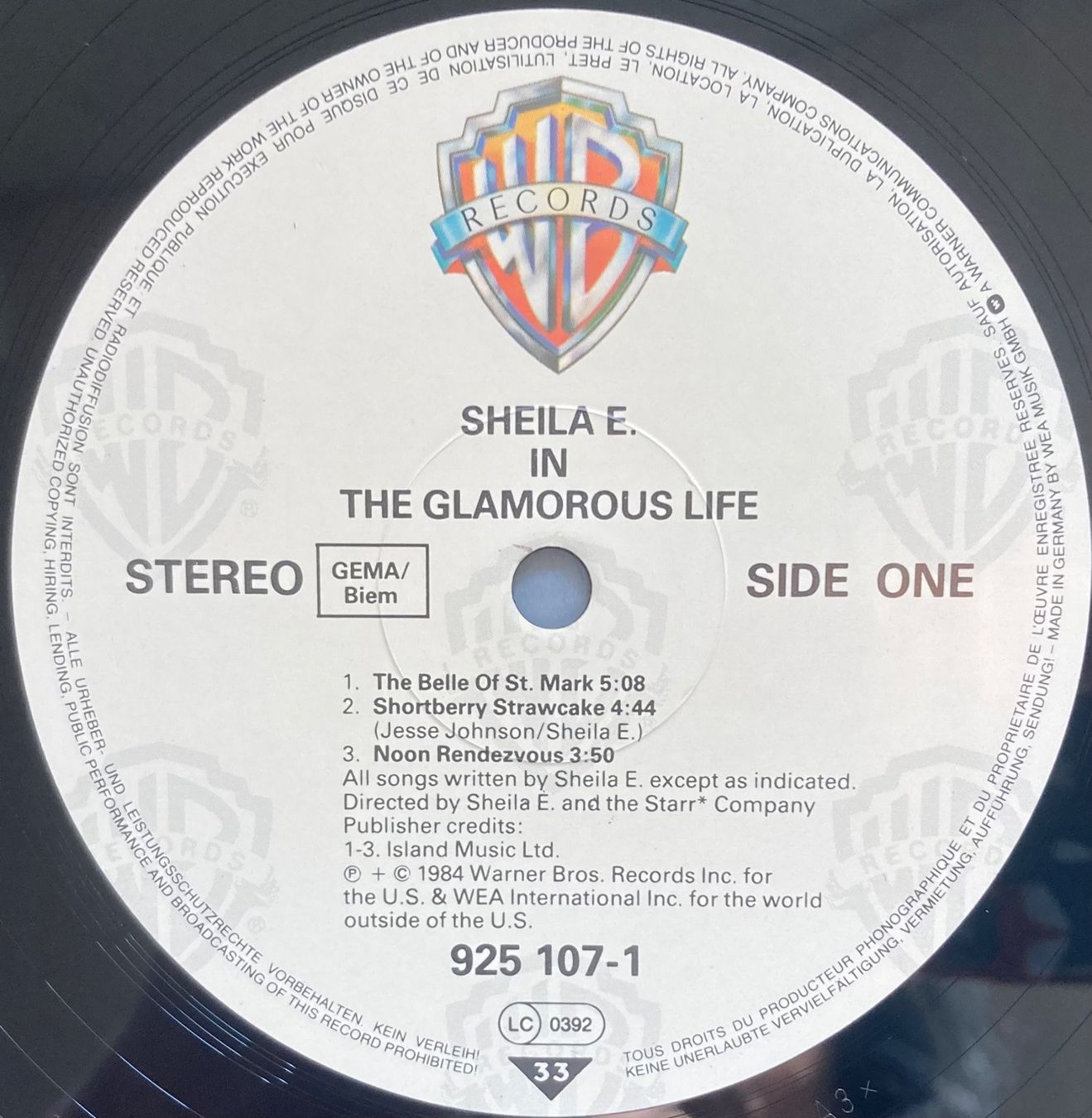 Dischi in vinile: SHEILA E. - IN THE GLAMOROUS LIFE – Usato da Poliez-Pittet venduto da Newtown-Records 2