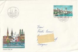 NABA Züri 84, Sonderumschlag/Stempel